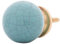 Knober Keramik-Möbelknöpfe klein marmoriert 31mm Landhausstil Shabby-Chic Schrankknopf Türgriff (11. Türkis)