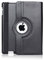 QINYUP Funda con tapa para iPad 2 3 4 Smart Tablet Cover A1458 A1459 A1460 A1416 A1430 A1403 A1395 A1396 A1397360 Rotación Coque Negro