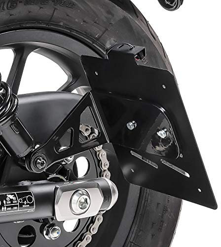 Kennzeichenhalter seitlich M für Honda Rebel 500 17-24 schwarz
