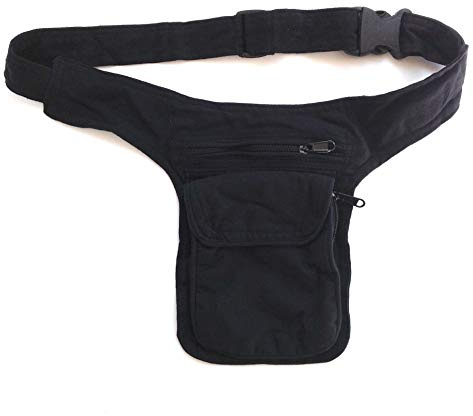 Seitliche Hüfttasche Hipper, Schwarz