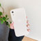 ZTOFERA Hülle für iPhone X/iPhone XS, Weiches Silikon Hülle mit Herz Design, Flexibel TPU Anti-Kratzer Bumper Schutzhülle für iPhone X/XS - Weiß