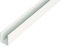 Alberts 498924 Lot de 13 profilés en U Blanc 1000 x 10 x 10 mm