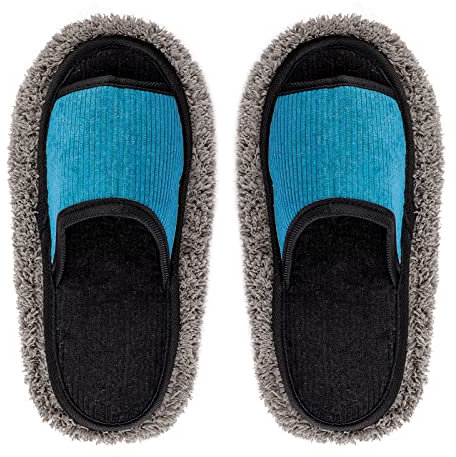 TINAYAUE Mop Slippers Unisex House Floor Slippers for Men and Women Stripe Cleaning Slipper Anti-Slip Mopping Shoes