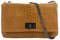 Cluty Umhängetasche echt Leder Damen | Made in Italy | Kroko-Look Crossbody | Party Clutch mit Drehverschluss | 021221