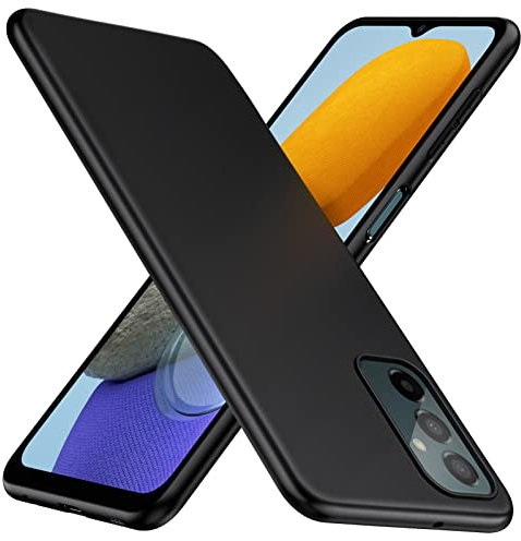 TesRank Coque pour Samsung Galaxy M23 5G, Etui Souple Flexible en Premium TPU, Antichoc, Anti-dérapante pour Samsung Galaxy M23 5G -Noir