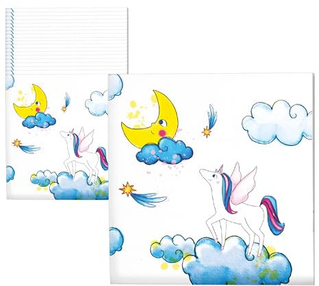 CAM ET LEON - Accessoires Décoration d’Anniversaire Enfant - Thème Licornes - Assiettes, Gobelets, Serviettes, Confettis, Sachets, Cartes d’Invitation (Serviette x20)