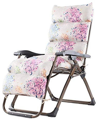 Klappstuhl Folding Zero Gravity Lounge Chair Wide Recliner for Outdoor Beach Patio Pool Porch Garden Deck Portable Chair Support200kg Sessel (Color : Pink)