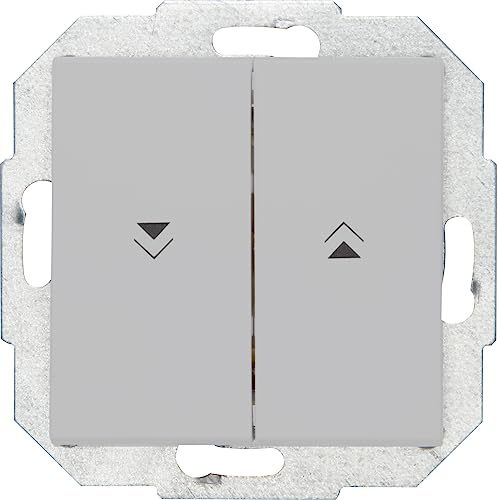Kopp Athenis 588534085 Interrupteur pour volet roulant IP20 Gris mat