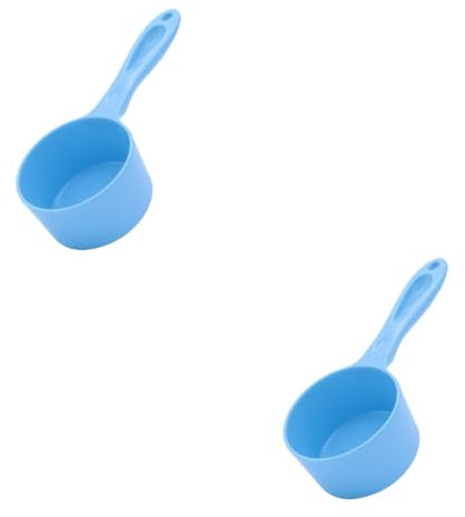 POPETPOP 2 Pièces Cuillere Doseuse Verre Doseur Cuillère à Eau Cuillère à Nourriture Pour Animaux De Compagnie Tasses à Mesurer Pour La Nourriture Outil Le Chien