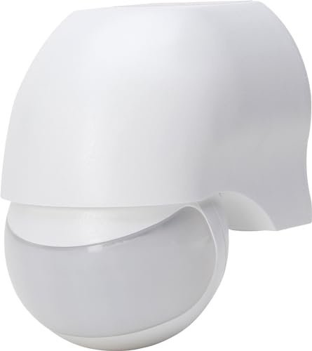 Kopp InfraControl R 180° AP IP44, Infrarot-Schalter, 220-240VAC, 50/60Hz, Kugelform, Erfassungsbereich: 12m, Zeiteinstellung: 5sec-7min, Dämmerungssensor, 823817016