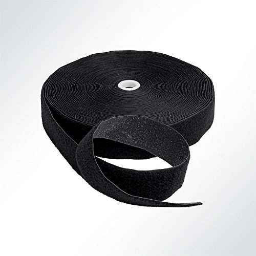 LYSEL® Klettband zum Schweißen HF schwarz Flauschband Breite 30mm VE 25 Meter