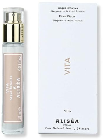 Alisea Parma Mini Acqua Botanica PURA, VITA con Bergamotto e Fiori Bianchi. 15 ml.
