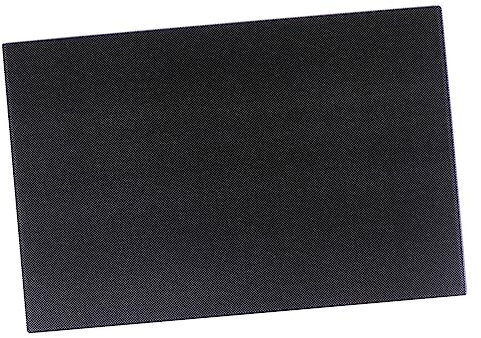 JECOMPRIS 3d Printed Lattice Glass Hot Bed Plate 3d Printers Accessories Hot Bed Build Surface Tape 3d Printer Glass Plate Bed Risers Lattice Glass Plate Sticker Carbon Crystal Pro