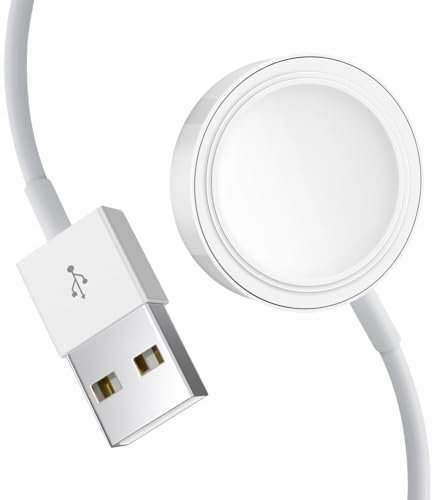 Upgrade Uhrenladegerät für A-pple Watch, [MFI-Zertifiziert] iWatch Ladegerät Schnelles Magnetisches iWatch-Ladekabel Tragbare Uhren-Ladestation Kompatibel mit iWatch-Serie 9/8/7/6/5/4/SE/Ultra(1,5 M)
