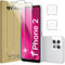 Lemxiee Schutzfolie für Telekom T Phone 2 Panzerglas [2+2 Stück] Kameraschutz + HD 9H Härte Displayschutz Folie Displayschutzfolie für Telekom T Phone 2