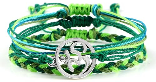 Stfery 3-Teiliges Set Einstellbar Armbänder für Damen Geflochten Armbänder Herren Silber Geflochten Armband