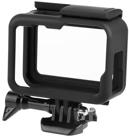Custodia Protettiva Compatibile Case per Action Cam Custodia in Silicone con GoPro Hero 12/11/10/9 Black Action Cameras Telaio Case con Zoccolo Attacco Rapido e Vite