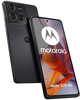 moto g75 5G 256GB, Handy Charcoal Gray, Android 14, 8 GB LPDDR4X