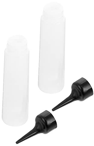 Beaupretty Lot de 2 Bouteilles Graduées 250 Ml en Plastique Transparent à Goulot Embout pour Lotion et Shampoing, Flacons Souples pour Animaux de Compagnie, Usage Bain et Toilettage