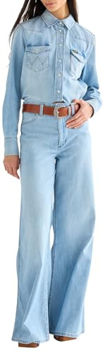 Wrangler - Gürtel Damen - 100% Leder - Dana Belt - Schwarz