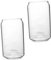 KOCKSHION 2 piezas Vasos de Cerveza de Vidrio Transparentes Resistentes al Calor Diseño de Lata para Fiestas Sociales