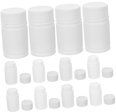 Hdpe Leere Pillenfläschchen 12 mit Schraubverschluss 20ml
