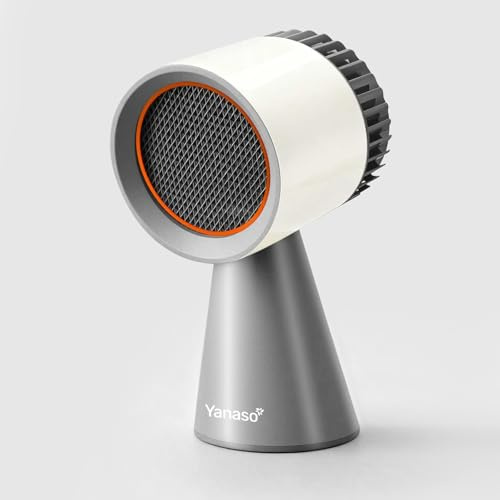 YANASO - Hotte de cuisine portable – Ventilateur silencieux à 3 vitesses avec double filtre à charbon, grande tasse d'huile, facile à nettoyer et design amovible, parfait pour