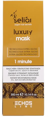 ECHOSLINE Seliar Luxury Instant Moisturizing Mask for Dry and Dehydrated Hair 300 ml