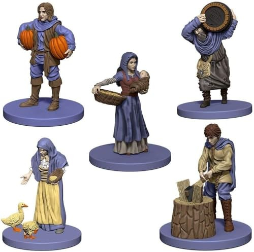 Mayfair Games Europe MFG72869 Agricola Game Expansion: Purple (5 Figures), Mehrfarbig