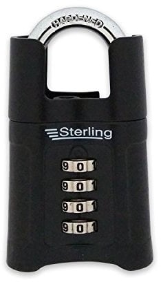 Sterling CPL155C Combination Padlock, Zinc Alloy, 9.5 cm*5.3 cm*2.8 cm