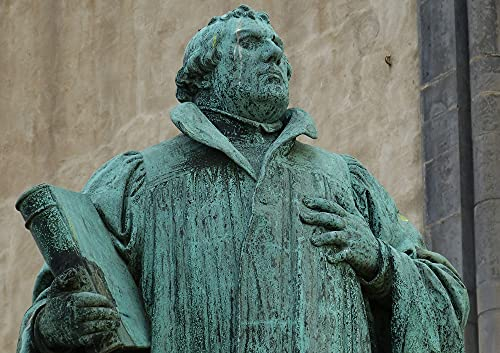 HANSEPUZZLE 53468 - Statue Puzzle 130 Teile | Religion Puzzle mit hochwertiger Puzzle Aufbewahrung: Kartonbox und wiederverschließbarem Beutel | Puzzle-Maße: 28,7 x 20 cm