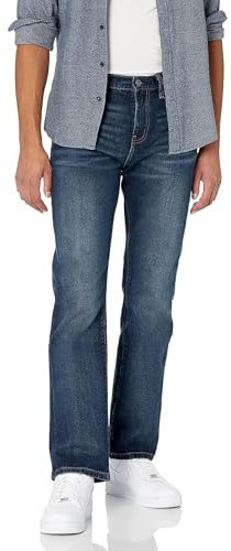 Wrangler Red Kabel Regular, Jeans Uomo, Dark Stone, 34W / 32L