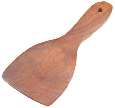 Mini Wooden Spatula Scraper Spreader Solid Wood Dhosa Spreader Uttappa Spatula Turner Turning Serving Spatula Wok Wooden Spatula Tavetha BBQ Kitchen Cooking Wooden Utensil Cake Icing Spreader