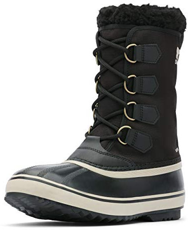 Sorel 1964 PAC NYLON WATERPROOF Men's Snow Boots, Black (Black x Ancient Fossil), 7 UK