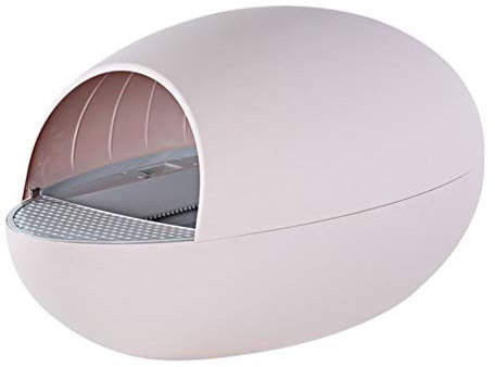 KUANDARYJ Leicht zu Reinigen Elektrisch Katzentoilette, Intelligente Induktion Katzenklo, Modernes Design, Einfach Zu Säubern, Größe: 77 * 46 * 44.5 cm Stark, Pink