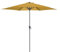 Proloisirs Parasol rond aluminium avec manivelle 3m Tilt Curry