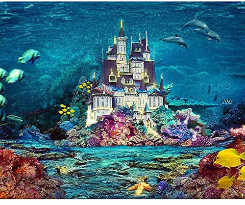 YJPZZG 4000 Stück Jigsaw Puzzle U-Boot-Burg Ölgemälde Jigsaw Puzzle Puzzles für Erwachsene Puzzles Tiere Puzzles Halloween Dekoration