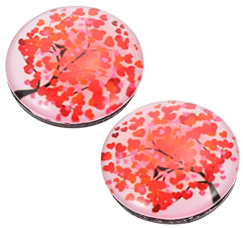 Cover Minder 2 Stück 5D Diamant Malerei Magnet Abdeckung Halter Push Pin Magnete Rot Diamant Malerei Magnet Abdeckungen Diamant Malerei Zubehör