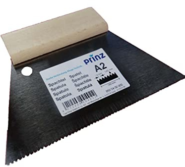 Spachtel A2 | verteilen von Kleber für PVC, Vinyl & Teppichböden