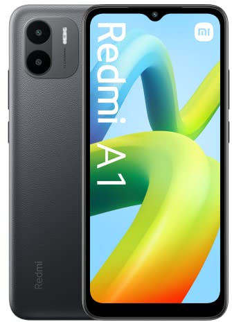 XIAOMI Redmi A1 4G Smartphone, 6,52 Zoll HD+ Display, 5000 mAh Akku, 8 MP Dual-Kamera, 32 GB, Schwarz