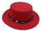 COSDREAMER Damen Herren Spanische Hut Fliege Hut Matador Hut Mexikanischer Sombrero Hut (Rot A)