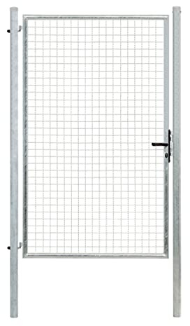 Alberts 600617 Wellengitter-Einzeltor | verschiedene Breiten und Höhen | feuerverzinkt | Breite 127 cm | Höhe 200 cm