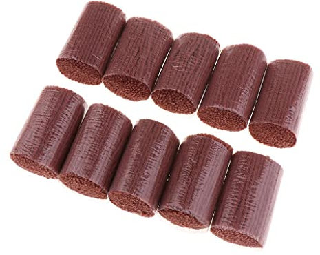 rockible 10er Packung Knüpfwolle für Handarbeitsprojekte, Braun