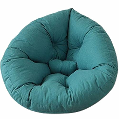Hängekorb Hängestuhl Rückenkissen,Leinen Baumwolle Kissen Einfarbig Dicke Sitzauflagen,Ei Hängesessel Hängekorb Rückenkissen Polster für Hängesessel(100 * 80cm).