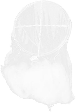 Babynetz für Bassinet und Laufstall, Weiß, 25 Löcher/cm²