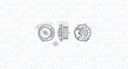 MAGNETI MARELLI Innenraumgebläse 069412769010