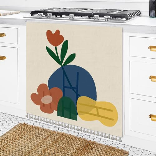 Chaoyilian Sin Cortina de Polvo de Puerta de gabinete,Cortinas de gabinete,Cortinas de gabinete para Cocina,Cortinas Puerta Prueba Polvo,Protección de la privacidad,para Almacenamiento,Armario