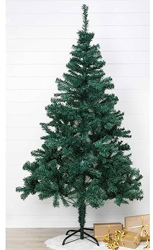 Kunst Weihnachtsbaum,Weihnachtsdeko Aussenhi Weihnachtsbaum Mit MetallstäNder GrüN 180 Cmgeeignet FüR Innenbereich, Schlafzimmer, Restaurant, Einkaufszentrum