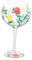 MAGICLULU Buntglas Weinglas Weingläser house decoration romantischer Kelch Ballonweinglas geschenk hochzeitsdeko Weinglas mit langem Stiel handbemaltes Weinglas Getränke Glas Flöte