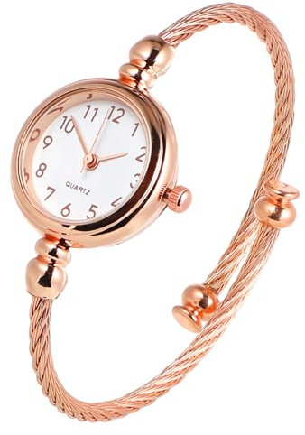 VALICLUD Geschenkuhr Für Frauen Armbänder Fitnessuhren Für Armreif Und Armband Frauen Schauen Zu Halskette Quarz-Armband Armband Für Frauen Spielzeug Armreifuhren Für Damen Empfindlich Mode